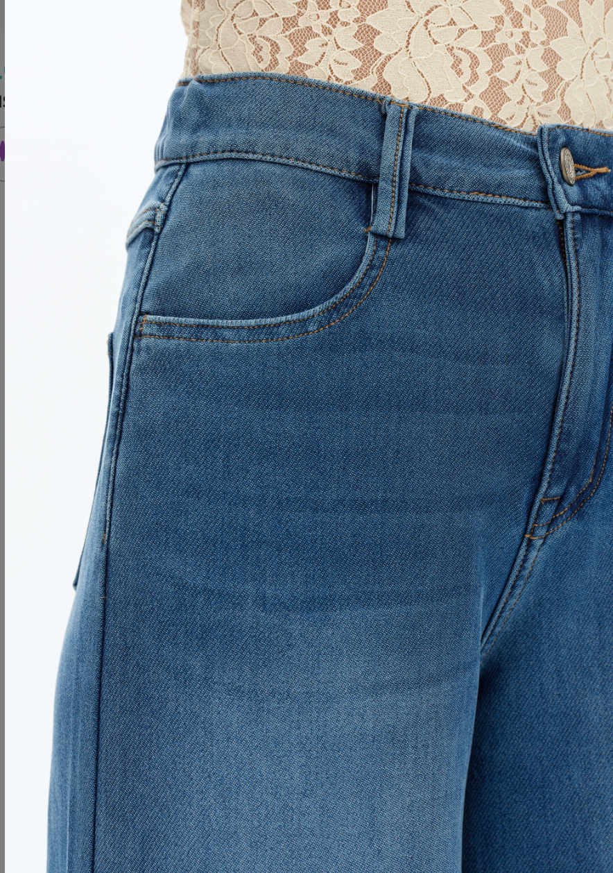 BY STRETCH WIDE LEG