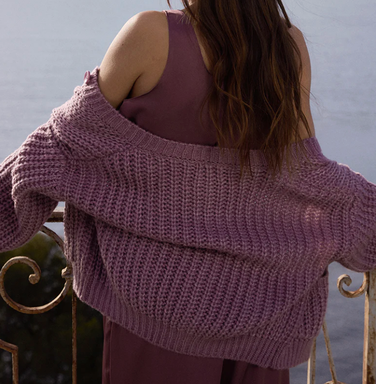 MB KAYLYN MAUVE CARDI