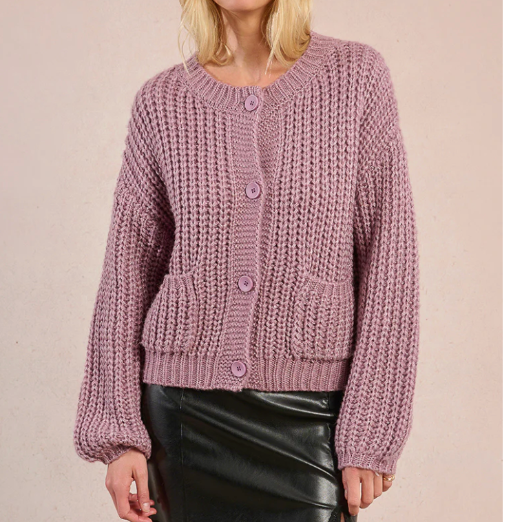 MB KAYLYN MAUVE CARDI