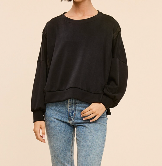 AC BLK PULLOVER