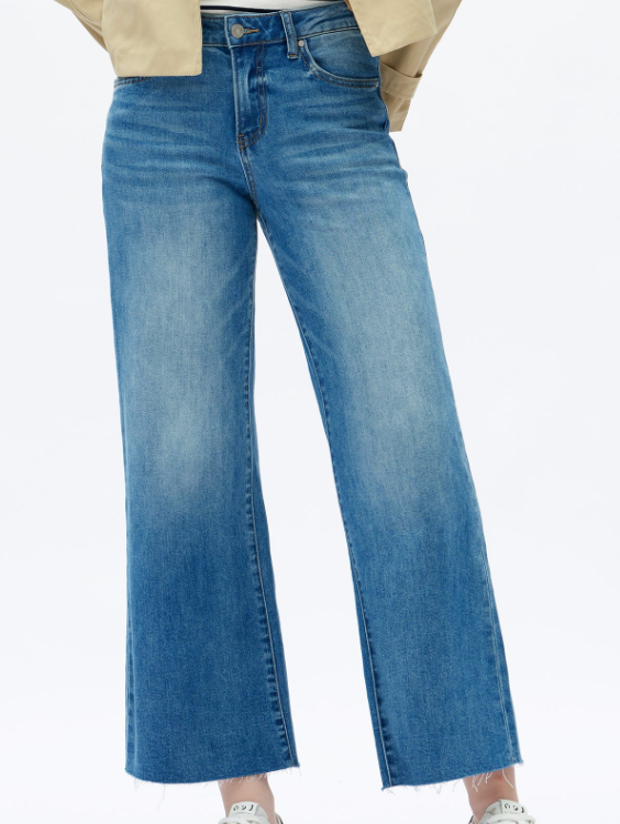 BY HIGH RISE WIDE LEG BLUE