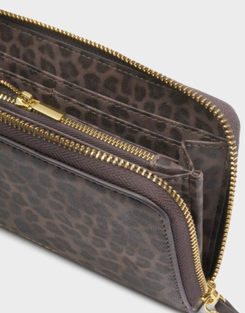KL LEOPARD WALLET