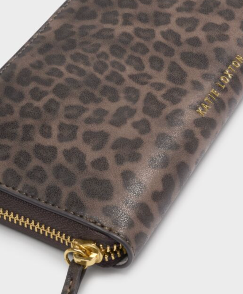 KL LEOPARD WALLET