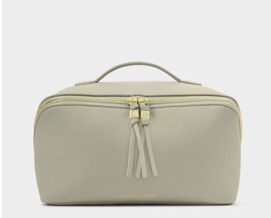 KL LARGE MAKE UP BAG GREEN MIST