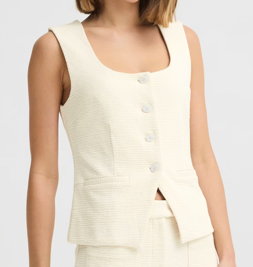 IC KATIE ALMOND VEST TOP