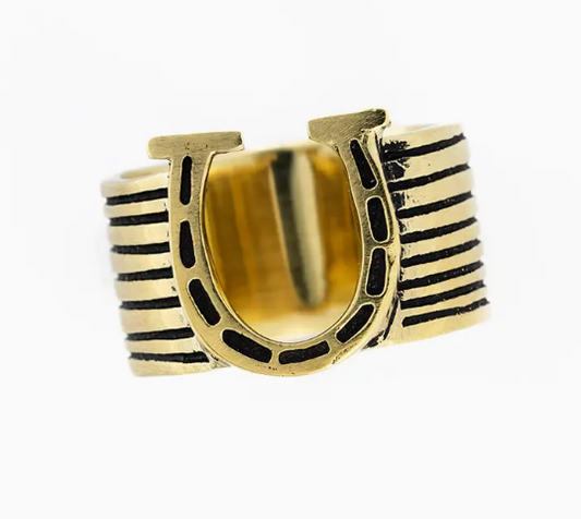 HB HORSESHOE BANDANA RING