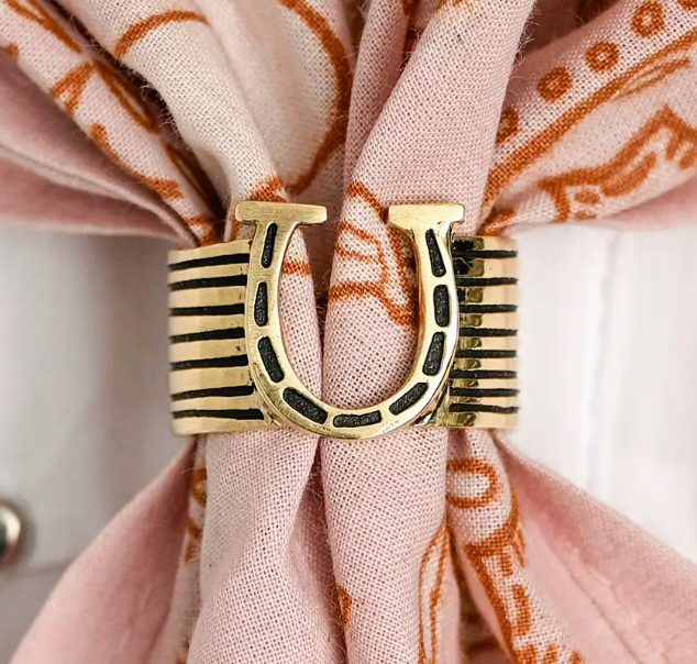 HB HORSESHOE BANDANA RING