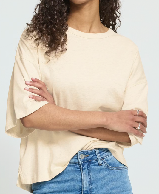 IH OVERSIZED TEE CREAM