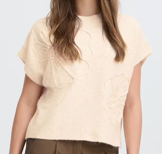 BY FLOWER SWTR TOP