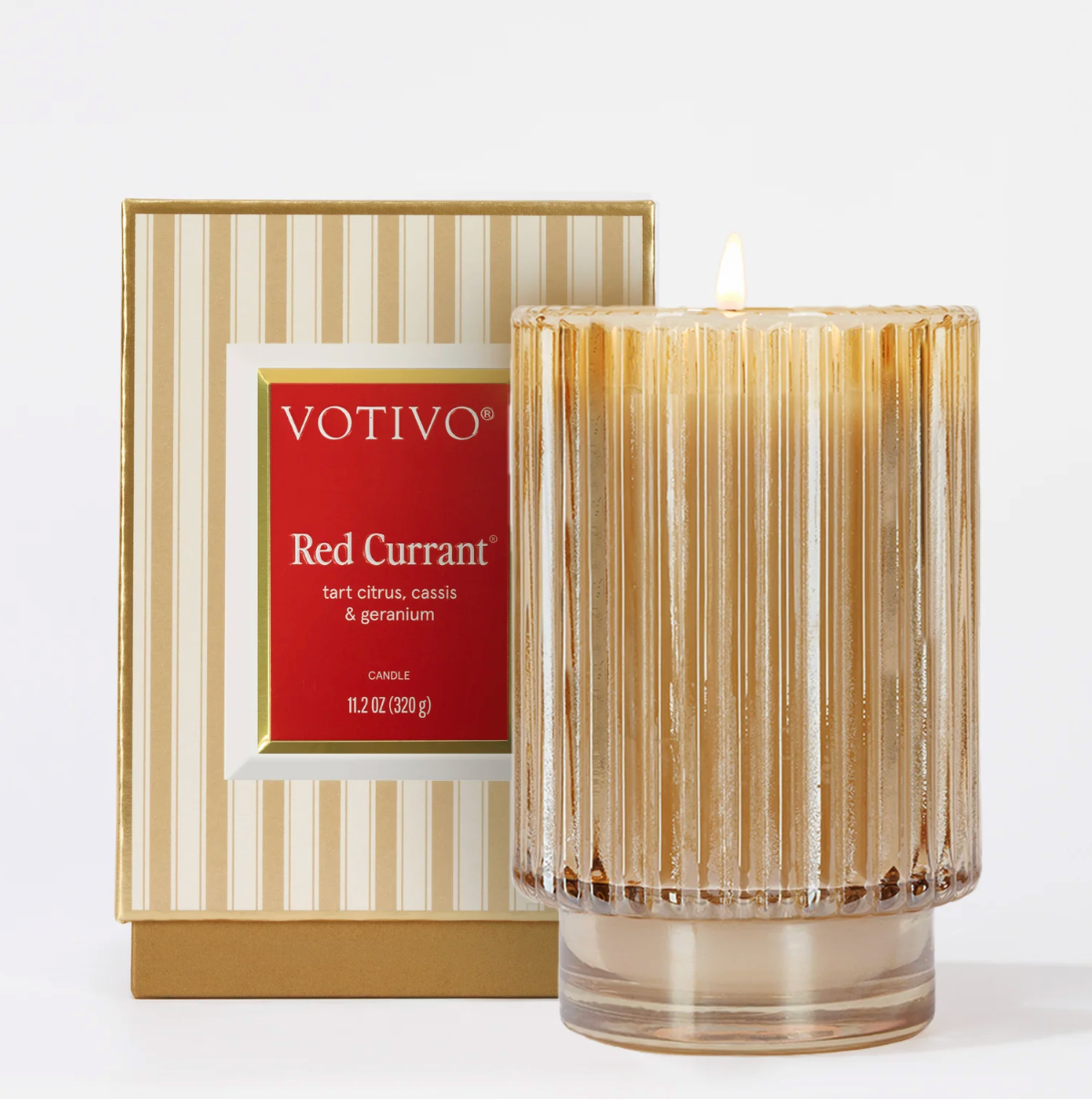 VOTIVO RED CURRANT HOLIDAY CANDLE