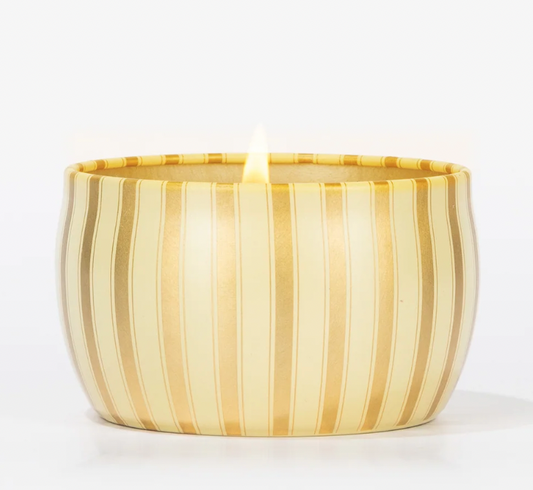 VOTIVO GILDED PEARL TIN CANDLE
