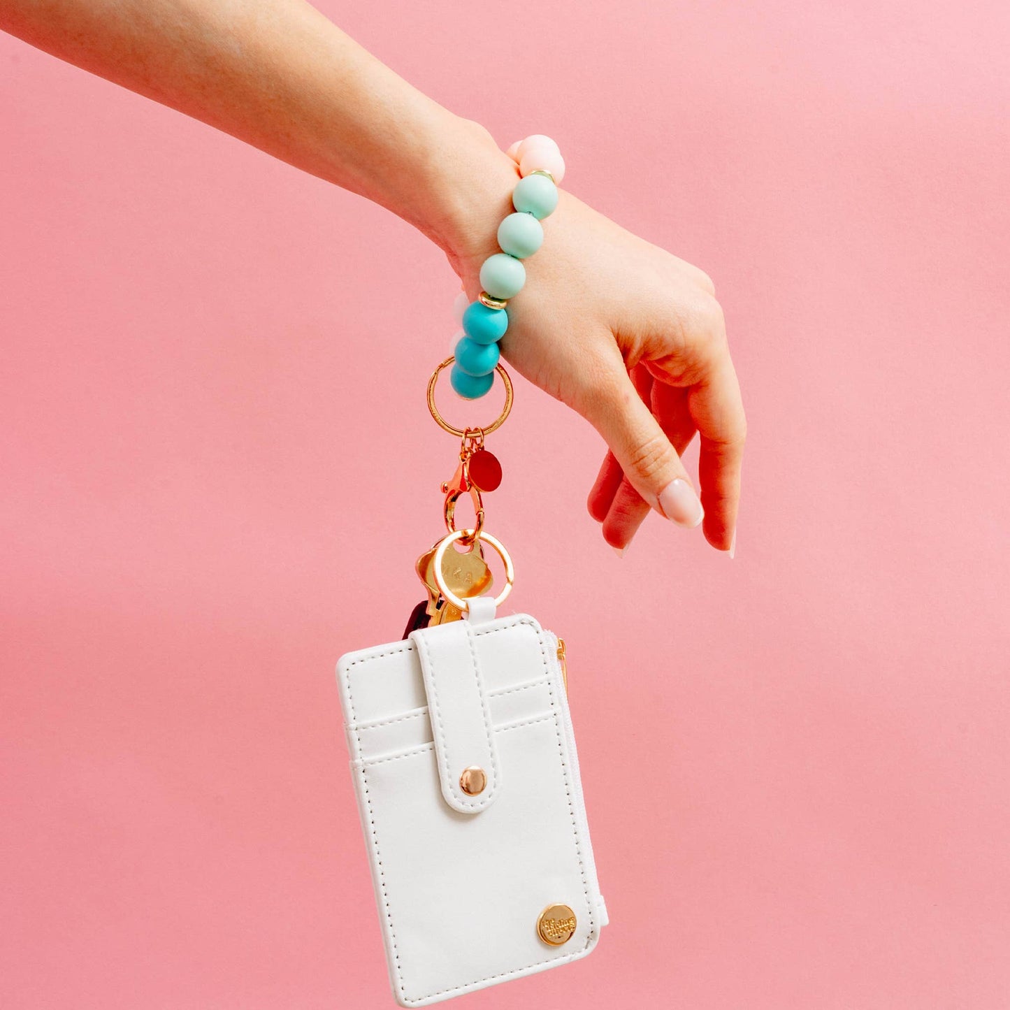 DE Keychain Wallet - White