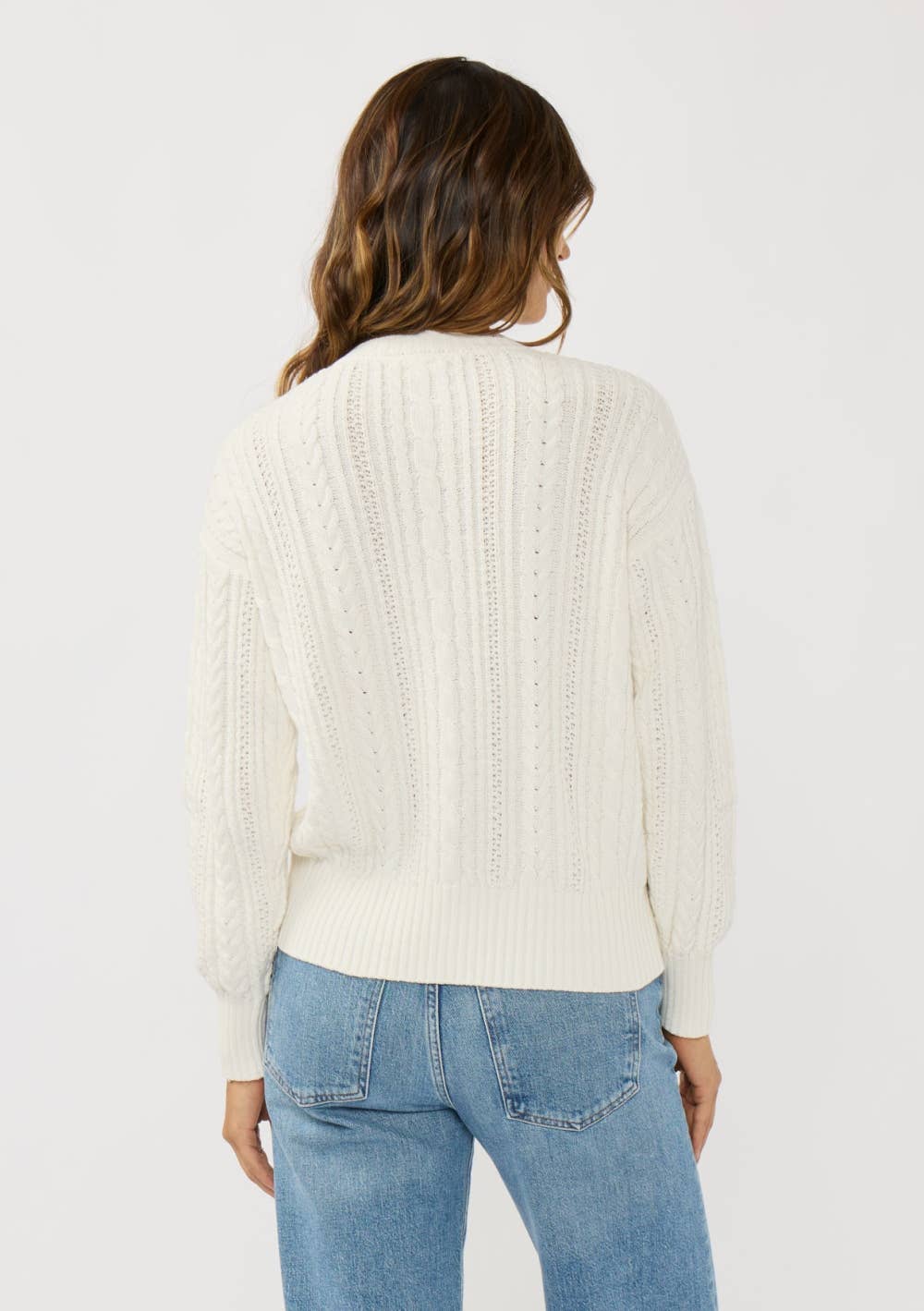 LS CABLE KNIT CARDI