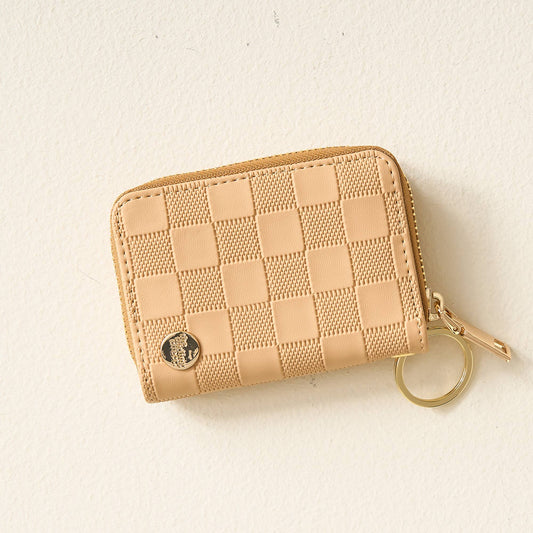 DE Zip Wallet-Tan