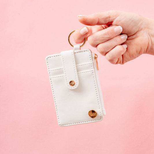 DE Keychain Wallet - White