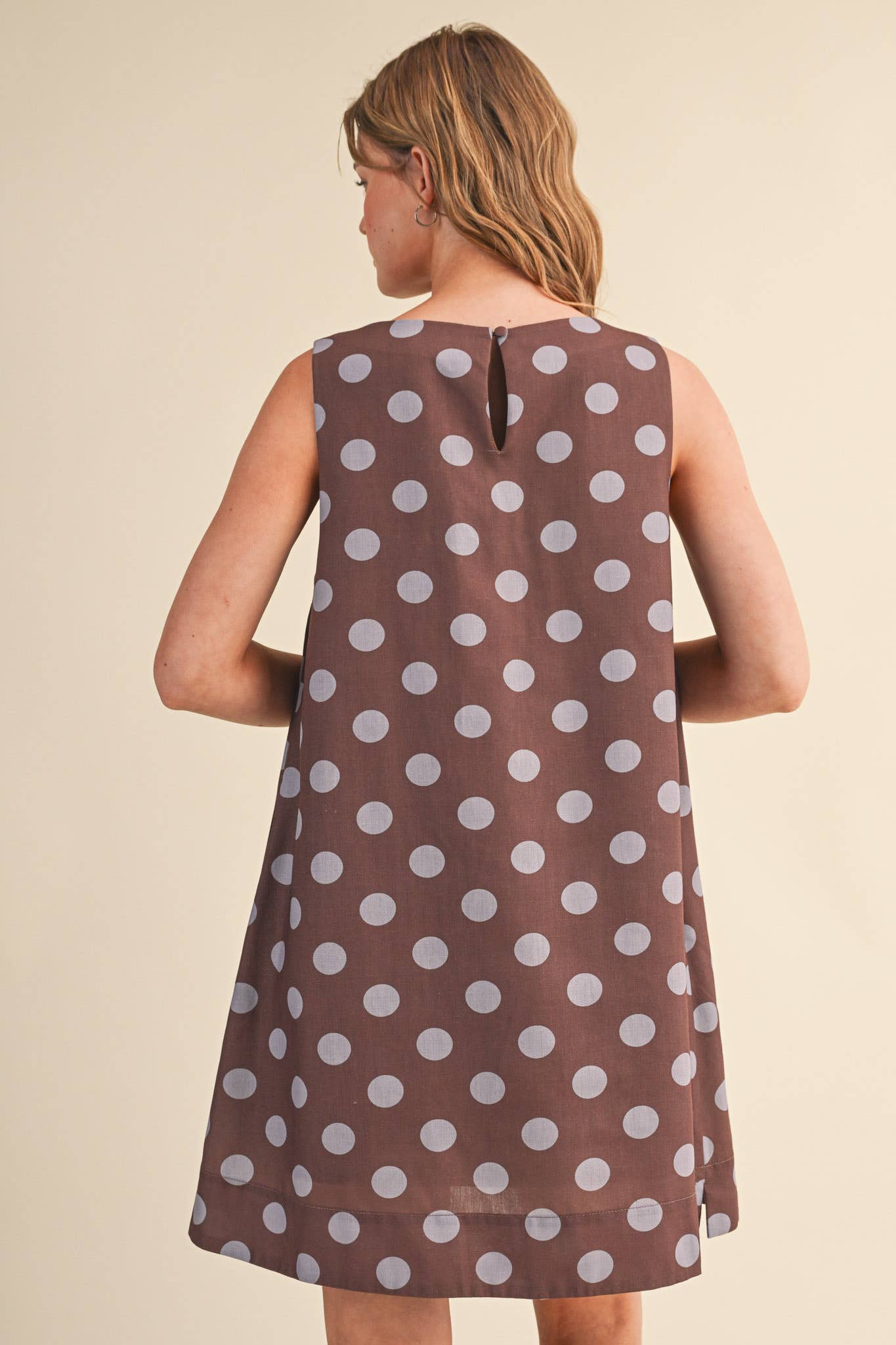 EM POLKA DOT SHIFT DRESS